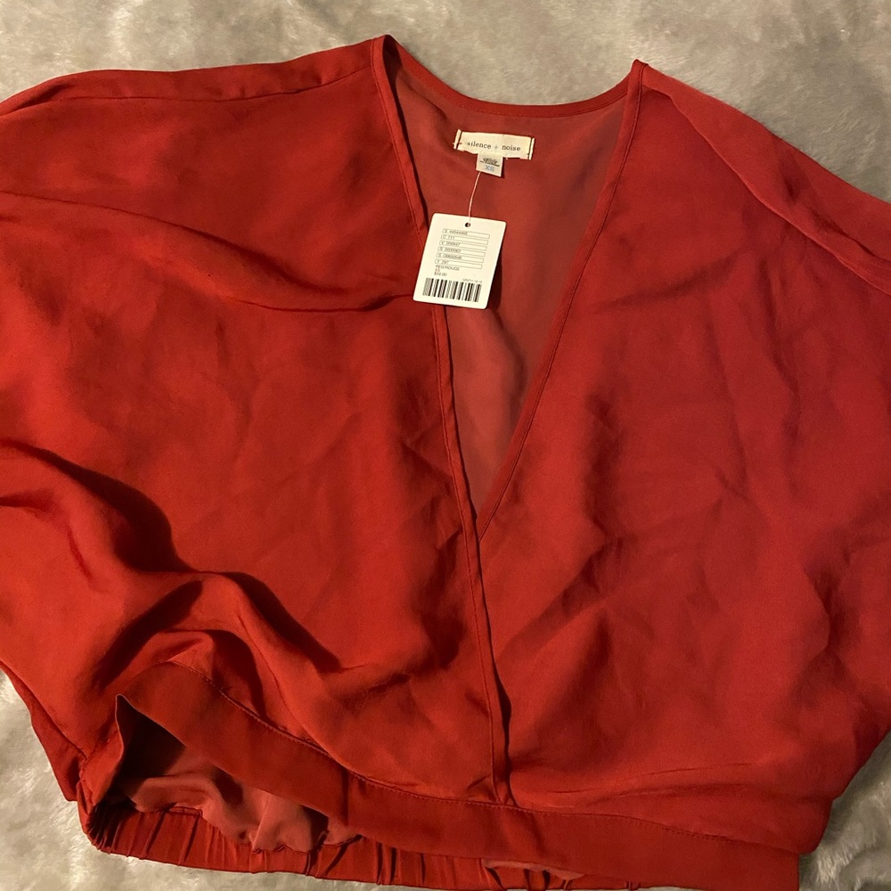 NWT Urban Outfitters Cropped long sleeve top